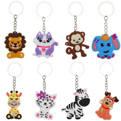 China 2d gifts business gift logo keychains promotional custom keychains custom soft rubber keychain pvc 3d key chains for sale