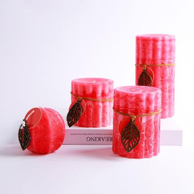 China Custom Handmade DRAKE Home Decor Gift Birthdays Fragrance Scented Candles Wax Art Candle Soy Pillar Candle for sale