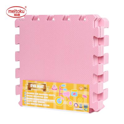 China Anti-skid; Raincoat ; Anti-bacteria; Meitoku Baby Game Adhesive-Protective Solid Colored Puzzle Mat for sale