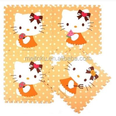 China Toy Nantong Meitoku (mingde) Cartoon EVA Mat Non-Toxic Baby Changing Mat /Children Educational Jigsaw Mat for sale