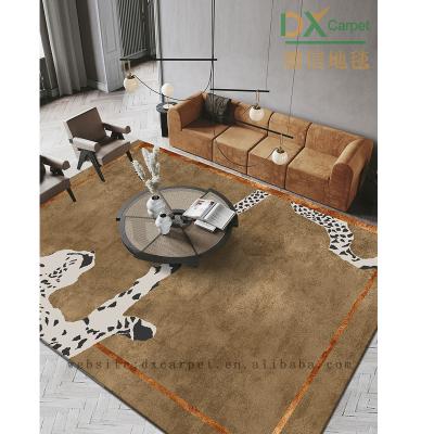 China Designer Washable Luxury Thick Carpet Hot Sale Living Room Bed Room Showroom Machine Made Washable Area Rug For Home Decor for sale