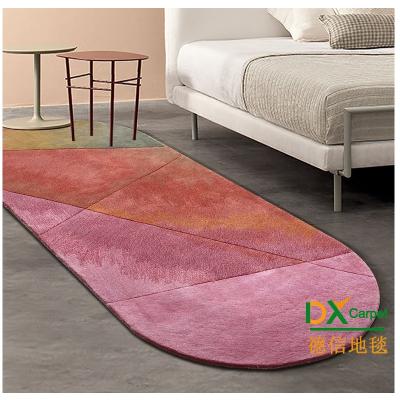 China Custom made living room washable high quality oval piano rug blanket for home decor from China Canton for sale