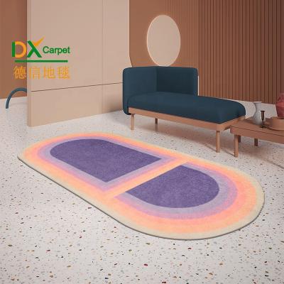 China High Quality Machine Washable Printed Living Room Rose Color Custom Rugs And Blankets For Home Decoration for sale