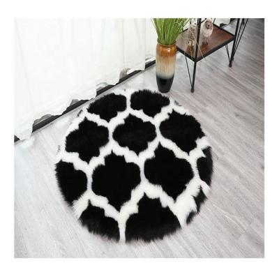 China Long Hair Non Goat Hair Washable Cotton Blanket Shaggy Rag Living Room Carpet Rug for sale