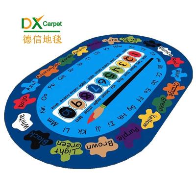 China High Quality Machine Made Washable Kindergarten Rug Kids Bed Room Kids Playing Room Rug Blanket For Home Decoration for sale