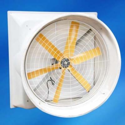 China wall mounted handmade shell  FRP exhaust fan for sale