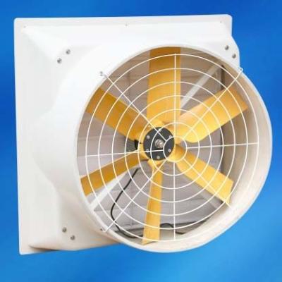 China wall mounted handmade shell FRP exhaust fan for sale