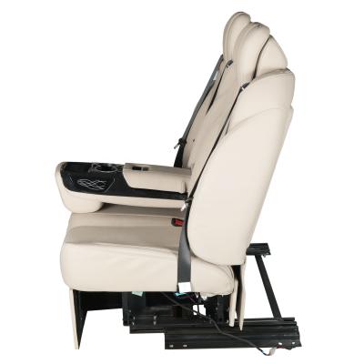 China Luxury Luxury Center Armrest Customized Massage Swivel Car Seat Electric Extended Heating Bed For MPV Van Limo Conversion for sale