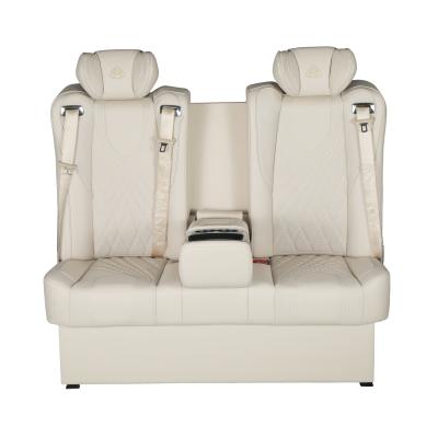 China Luxury Center Console Comfort Touch Screen Armrest Cover Color Customized Auto Rear Couch Seat For Tuning Limo RV MPV VAN for sale