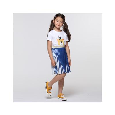 China Casual Customizable Girl's Printing Stretch Skirts Kids Clothing for sale