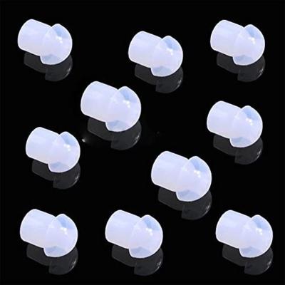 China White Mushroom Compatible EarTips Silicone Rubber Replacement Earbud for sale