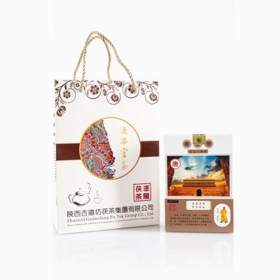 China Té negro hecho a mano El té del emperador para beneficios tradicionales de salud de Shaanxi Tarjeta de visita Ruta de la Seda en venta