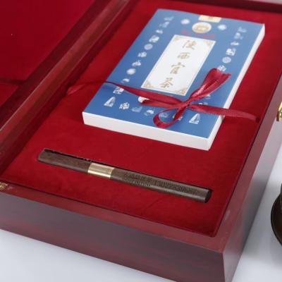 China Conjunto de regalos de té oficial tradicional chino de Shaanxi elaborado a mano Prensado para bajar de peso Té para hígado y riñón Edad 5-10 años en venta