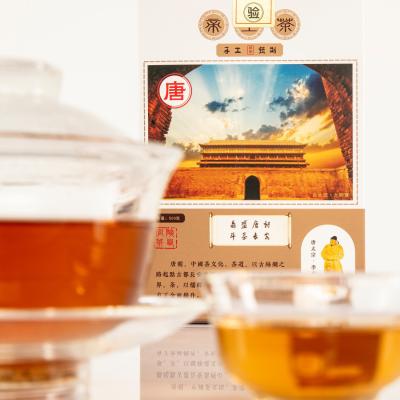 China Compressed Dark Dried Tea Processed with Fresh Tea Leaves by Chinese Manufacturers in 0.5kg Weight for sale