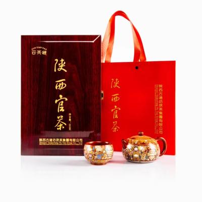 China Té oficial Jingyang Fuzhuan Té de Flor Dorada Té de ladrillo Un sabor de mejor té en venta