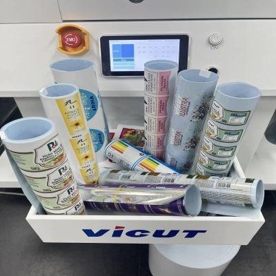 China VICUT 13 Inch 5 Color CMYK White Roll to Roll Label Printer voor commerciële toepassingen Te koop