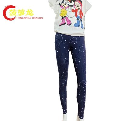 China 2022 Latest Anti-pilling Full Print Children Wholesale Winter Drops Knitting Legginer Girls Stacked Cotton Rajstopy Legging Kids Rajstopy Pants for sale