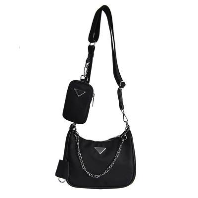 China Fashion mahjong bag oxford fabric shoulder bag women's new fashion three-in-one cross-launched small bag for sale