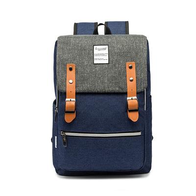 China With USB ROBO wholesale new custom personality men's and women's canvas outdoor bags travel backpack fashion backpack the retro large for sale