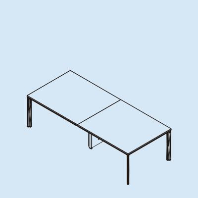 China Modern Luxury Office Furniture Table Desk Frame To Meet Office for sale