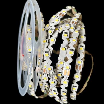 China Desktop New S Shape Adhesive DC12V 2835 60led 72led 120led Per Meter Zigzag Led Strip for sale