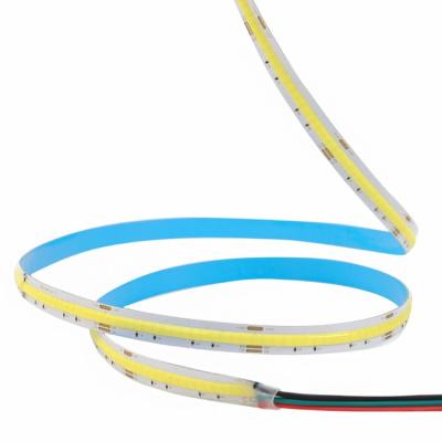 China No Dot Led Strip Light Factory Sale Adjustable Color Led Strip Light Non Dot Dual Color 3000k-6500k Cob Led Strip for sale