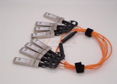 China Splitter 40G Optic Cable SFP-10G-AOC OM2 7M Cisco Compatible for sale