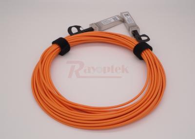 China Aangepaste Lengte10m 10G Actieve Kabel SFP+ OM3 10GB Ethernet Te koop