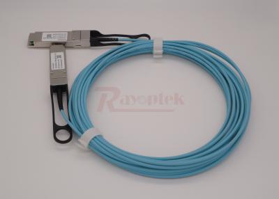 중국 저장 서버 100G QSFP28 AOC 활동적인 케이블 다중 상태 OM3 10M 전송 판매용