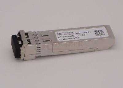 China Commerciële SMF 1550nm SFP+ Optische Zendontvanger10g Dubbele LC Schakelaar 40KM Te koop