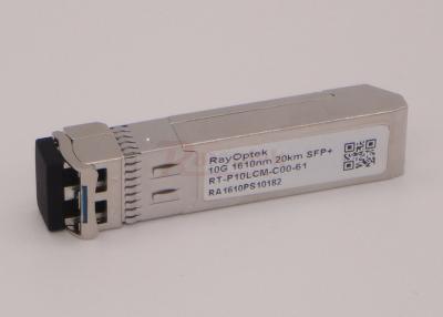 China LC 10G SFP+ CWDM Transceivers Compatible 10km 1610nm Single Mode Fiber for sale