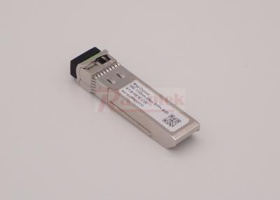 China Simplex-bidirektionales ER 40km BIDI optisches Transceiver-Modul 10G LC SFP+ zu verkaufen