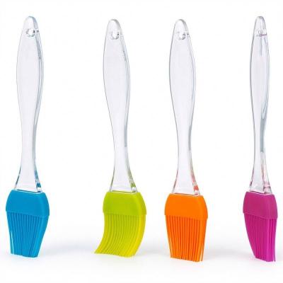 China Sustainable Cheap Price Baking Pastry Oil Brush Silicone Food Grade High Temperature Resistance BBQ Cooking Brush for sale