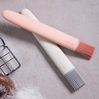 China 230 Degree Resistance Food Grade Kitchen Silicone Oil Brush Sustainable Celsius High Temperature Silicone Brushes For Baking for sale