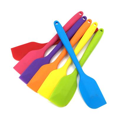 China Viable Wholesale 8 Inch Silicone Spatula Cream Pastry Baking Spatulas Non Stick Scraper 21cm Kitchen Bakeware for sale