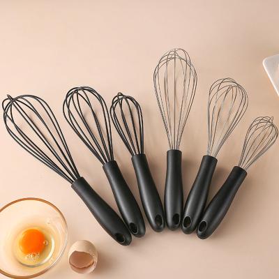 China Sustainable Food Grade Nylon Egg Beater Stainless Steel Egg Beater Multi Function for sale