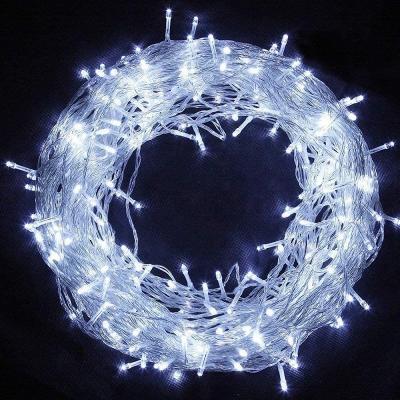 China Outdoor Dream Christmas 10m 100leds Waterfall Scallop Holiday Decor String Light Holiday String LED Wedding Light Tree for sale