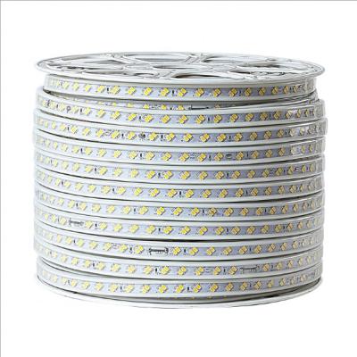 China Best Theme Park Quality SMD2835 220V High Voltage Single Color Under Cabinet Led Light Strip For Building Decoration for sale