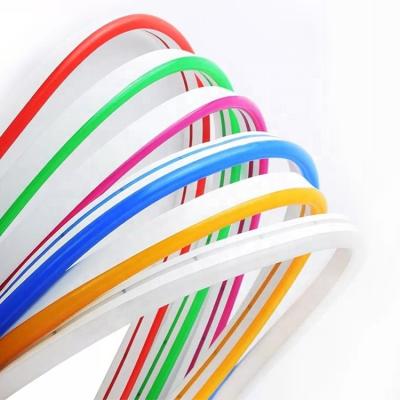 China Super Silicon Body 120 Strip 12w Neon Light Or 12v Hotel Slim 24v Each Led Strip Cuttable Light Home Decoration Led Flexible Strip for sale