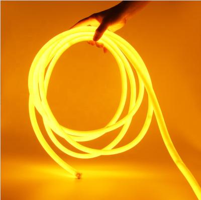 China LANDSCAPE YC 12V led 6mm shape ultra thin random bendable neon rope indoor outdoor modeling light for sign advertising for sale