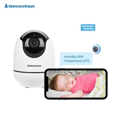 China Automatically Track Camera Wireless Wifi 1920*1080P Baby Emergency Video Baby Monitor With 10m Night Vision Support for sale