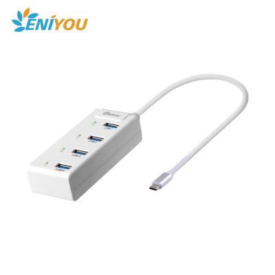 China USB Hub Supplier High Speed ​​And Superior Type C Connector Type C 4 Ports USB 3.0 HUB OEM Shenzhen Manufacturer for sale