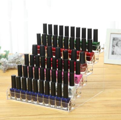 China BSCI Modern Factory Acrylic Opi Nail Polish Standing Bottle Rack For Shop Sale Display for sale