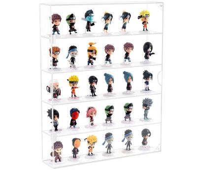 China Clear Crystal Plexiglass BSCI Acrylic Plastic Factory Lucite Toys Figures Display Storage Box Acrylic Funko Pop Organizer Model Acrylic Display Stand Case for sale