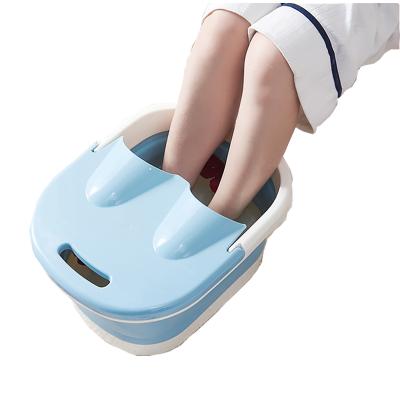 China Foot Home Used Portable Relax Bucket Foot Bath Machine Foot Massager Foldable Foot Spa Soaking Bath for sale