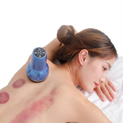 China Mini Vibration Body Massager Gua Sha Massager Machine Rechargeable Electric Scraping Massager Smart Electric Cupping Product for sale