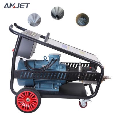 China Clean the ship AMJ 500bar 22lpm high-pressure sandblasting rust cleaning machine for ship cleaning for sale