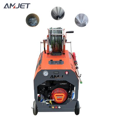 China Critical Cleaning / Residue Free AMJ High Pressure Sewer Cleaning Machine 2900psi 10lpm can be used to clean pipes below 400mm for sale