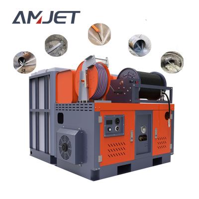 China Clean the sewer AMJ high-pressure drainage cleaning machine 200bar 72lpm gasoline power machine for sale