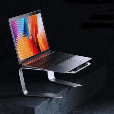 China 2021 New Arrivals Foldable Work Of Home Office Furniture Laptop Stand Ergonomic Detachable Aluminum Stand For Table for sale